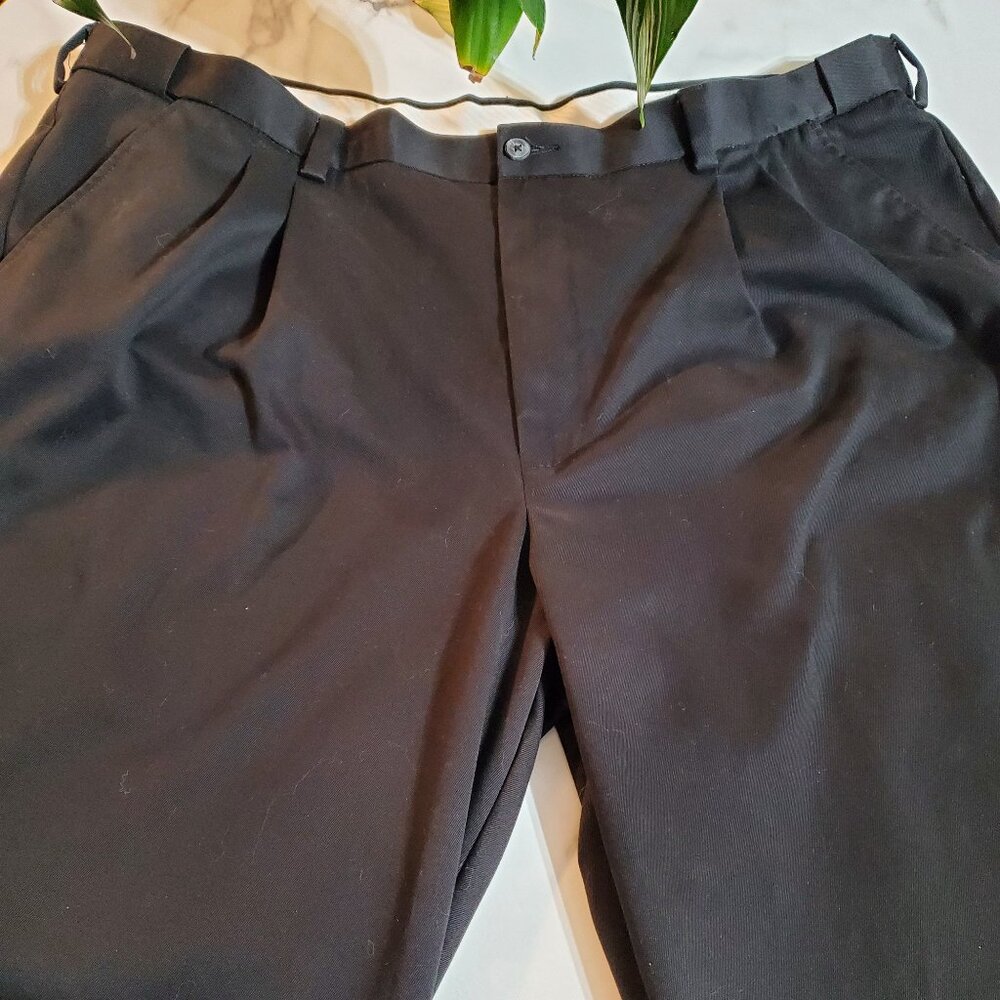 GEORGE Men's Black Dress Pants size 42 x 30